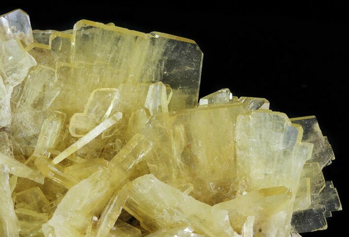Yellow Barite Crystal Cluster - Peru #64141